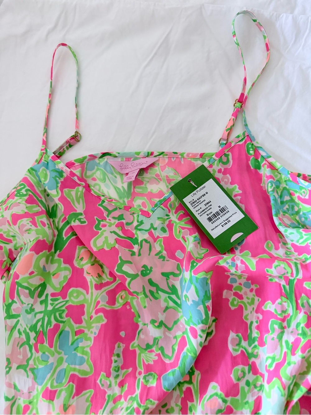 Lilly Pulitzer Med Flamingo Pin Romper - Picture 2 of 6